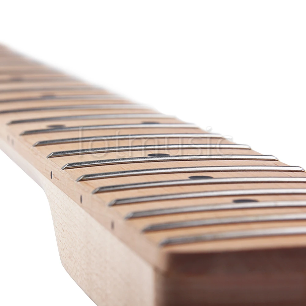 Гитары средства ухода за кожей Шеи 21 Лады клен гриф для джаз бас гитары запчасти