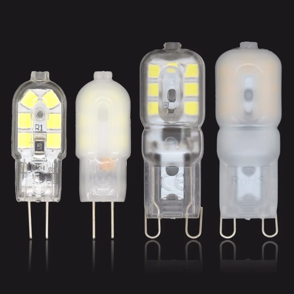 Мини светодиодная лампа G4 3 Вт 6 AC DC 12 В 220 SMD 2835 с регулируемой яркостью G9