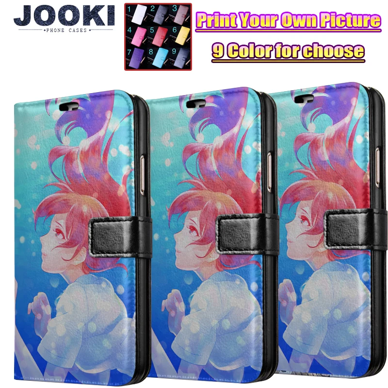 Персонализированный Чехол книжка JOOKI из искусственной кожи для сотового