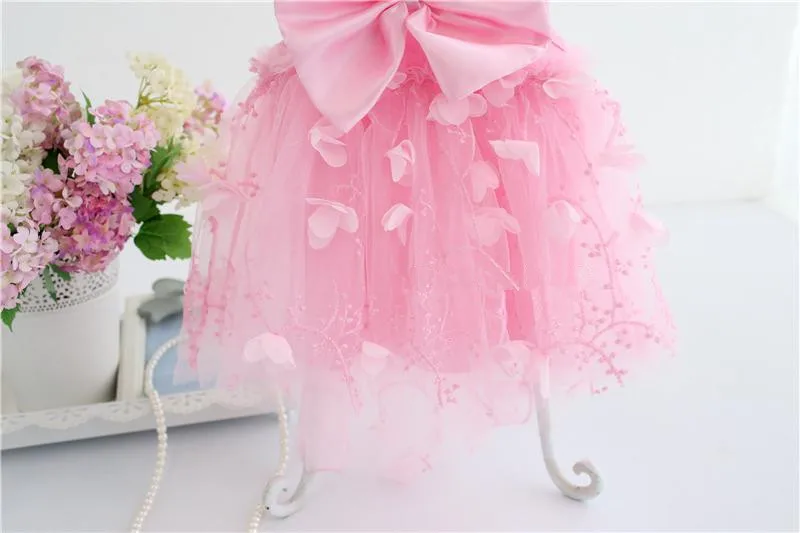 

22inch DOLLMAI reborn baby girls doll clothes light pink tulle yarn skirt with headdress fit 50-57cm doll accessories toy gifts
