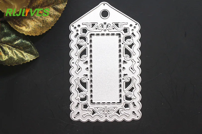 Flower Tags Metal Die Cuts Cutting Dies Stencils Template Embossing Scrapbooking Paper Card Photo Album Decor DIY Crafts | Дом и сад