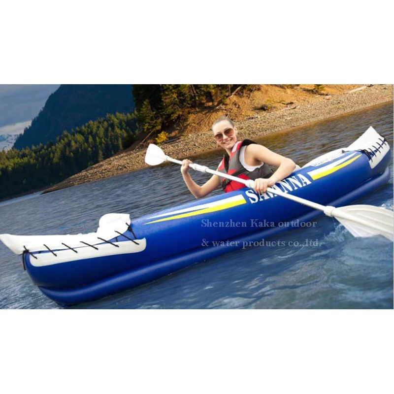 Aqua Marina 1 + preson надувная лодка каяк спорт canoe292 * 80 см raft Алюминиевые весла воздушный