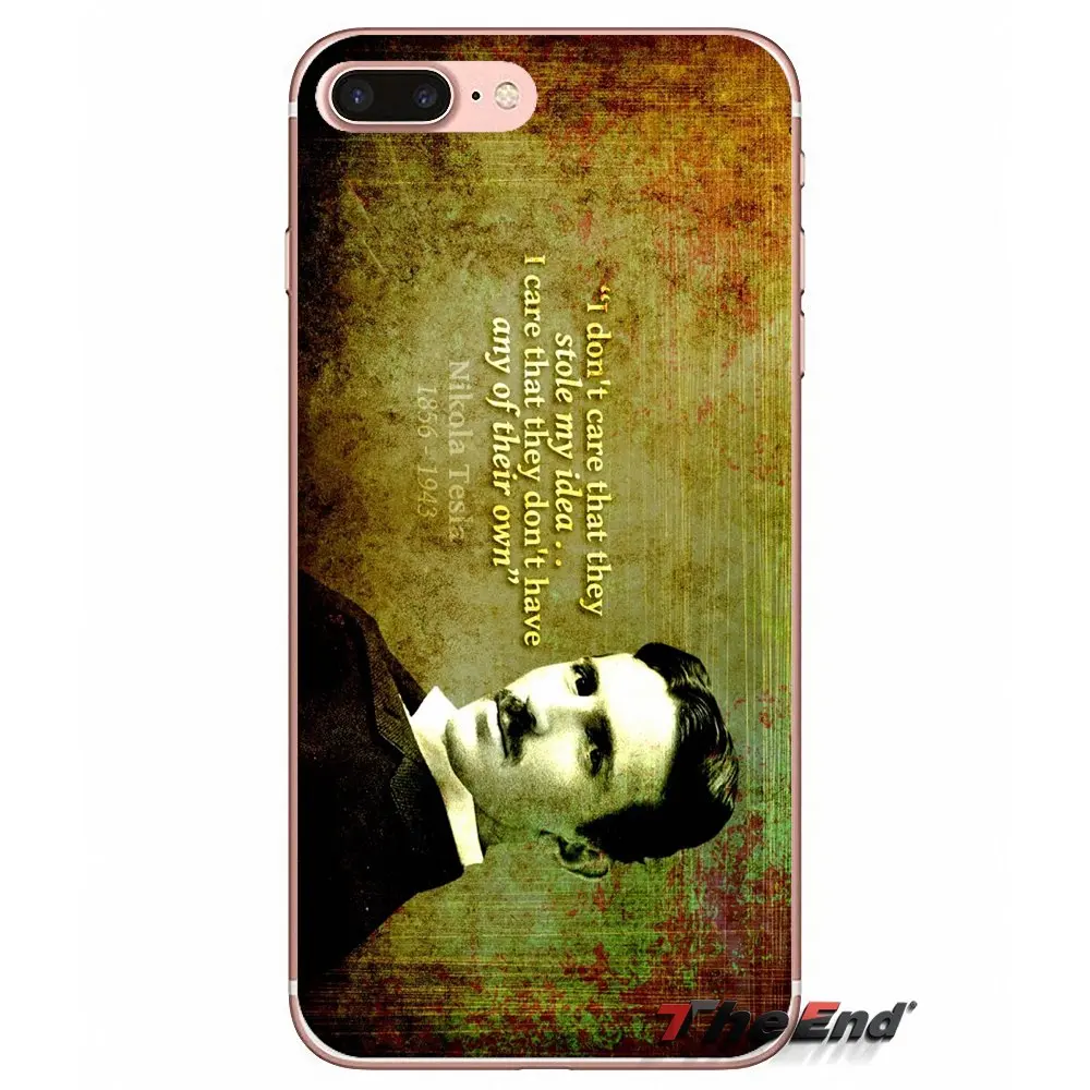 Для iPhone X 4 4S 5 5S 5C SE 6 6 S 7 8 плюс samsung Galaxy J1 J3 J5 J7 A3 A5 секреты Nikola Tesla мягкий чехол - Цвет: images 10