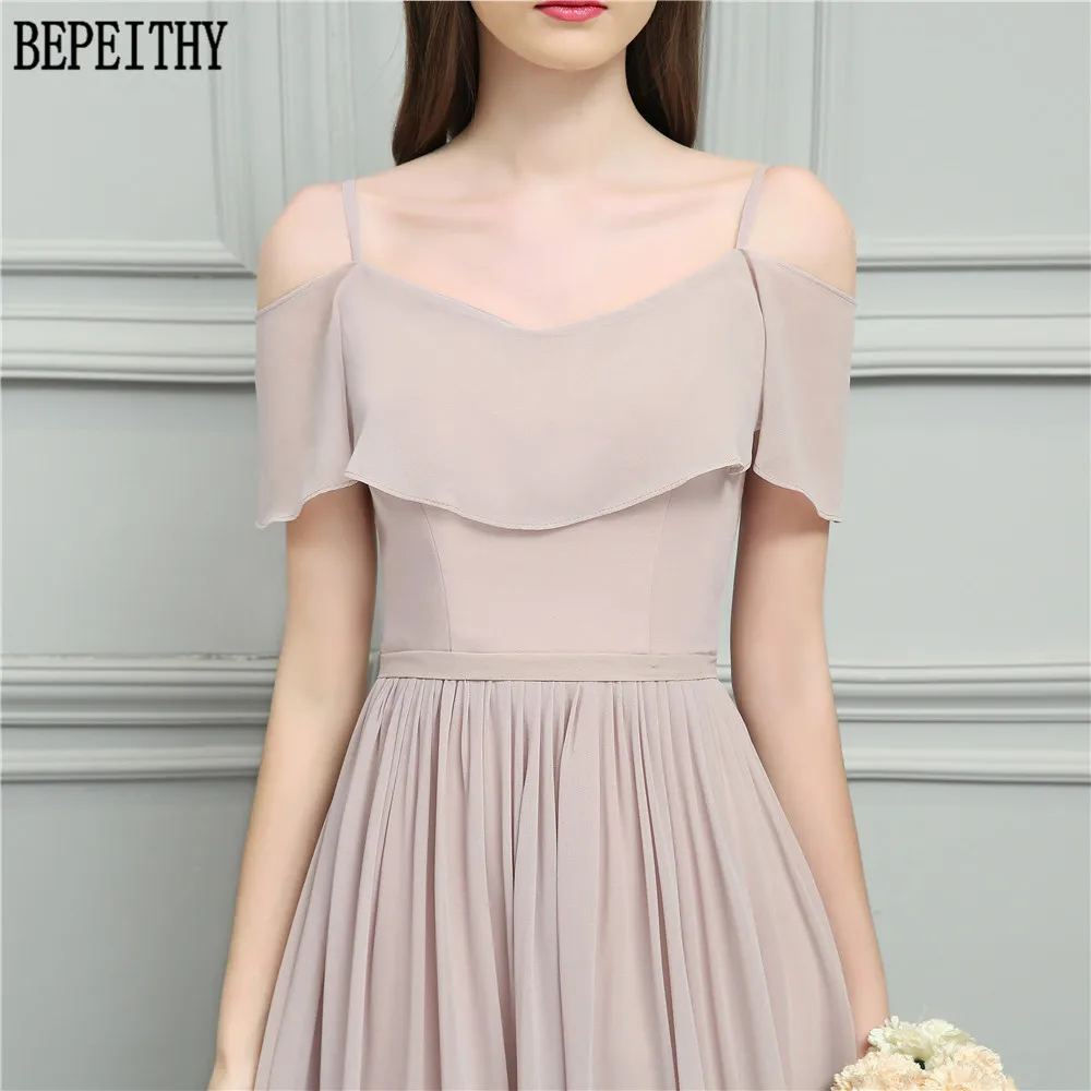 Женское шифоновое платье трапеция BEPEITHY длинное подружки невесты 2019|bridesmaids designer