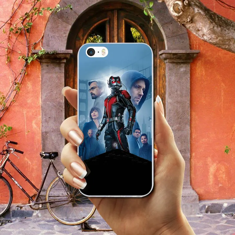 Soft TPU Silicone Mobile Phone Cases for iPhone X XR XS Max 7 6 6s 8 Plus 4 4S 5 5S SE 5C Bags Shell Fashion Antman And Wasp | Мобильные