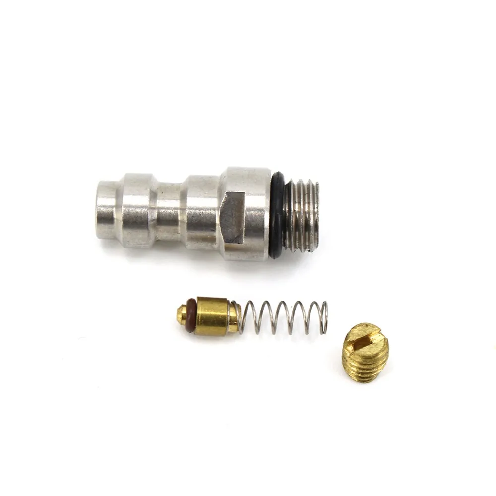 PCP Airforce Paintball M8x1 Thread High Pressure Stainless Steel Quick Coupler 8MM Male Plug For Air Socket Connection 3pcs/lot | Спорт и
