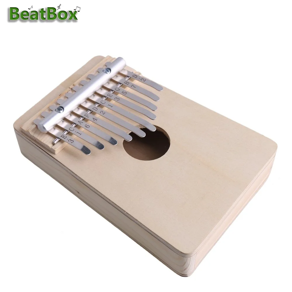 10 клавиш металлическая липа Африканский калимба Mbira Пальчиковый пианино для