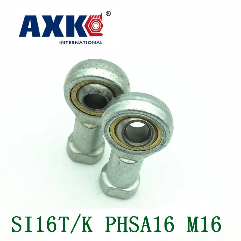 

Axk Free Shipping 2pcs 16mm Female Rod End Threaded Rod End Male Thread M16x2.0mm Si16t/k Phsa16 M16