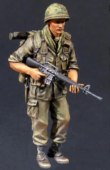 b 1/35 наборы смолы во Вьетнаме, войны, армии США, серия 2(3 стиля - Цвет: b