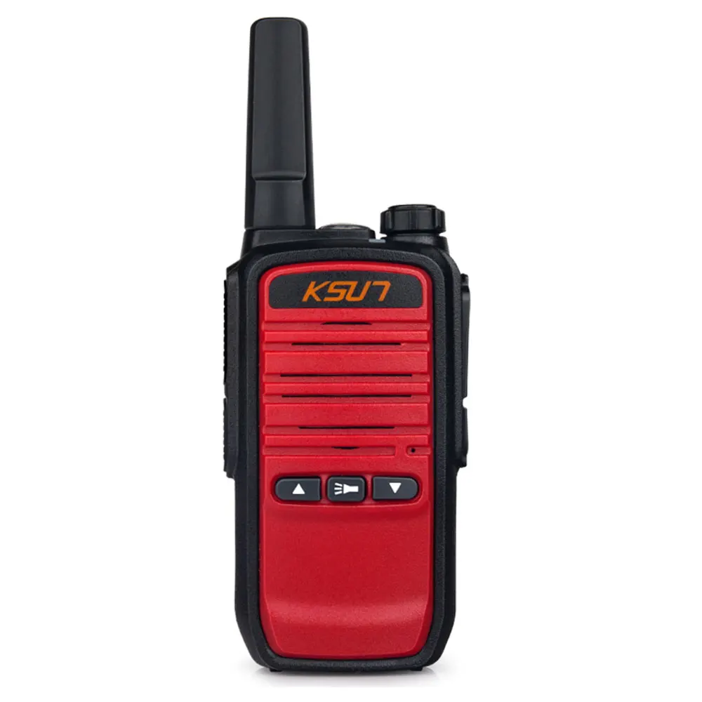 Красный KSUN X-30 Мини версия портативная рация радио UHF 400-470MHz двухстороннее радио портативное коммуникатор портативный кв трансивер - Цвет: Красный