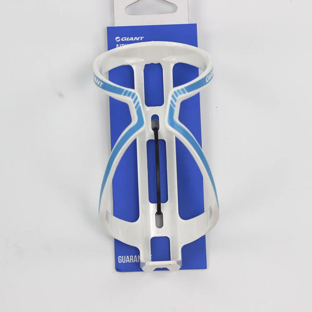 white-blue Гигантский велосипедный держатель для бутылки из алюминиевого сплава/нейлона для горного велосипеда, велосипедный держатель для бутылки, Сверхлегкий держатель для руля - Цвет: white-blue