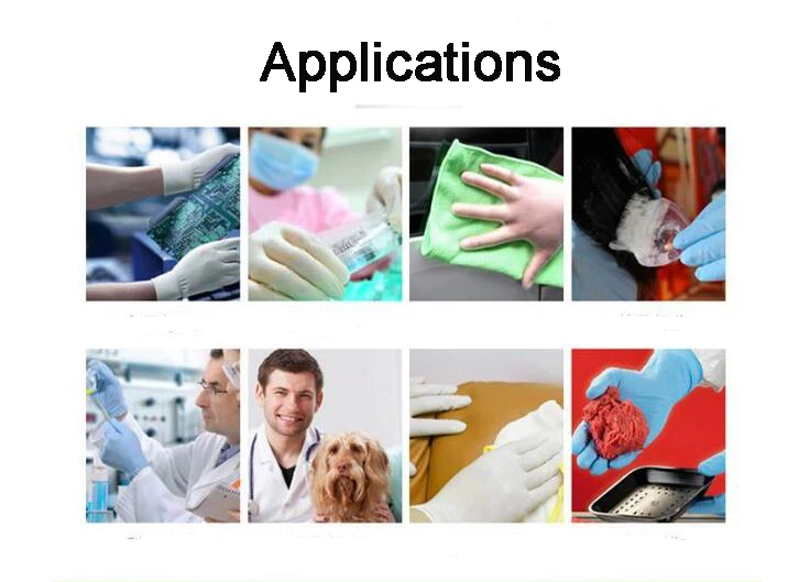 100 шт. прозрачные перчатки пищевой анти кислоты и щелочи антистатические