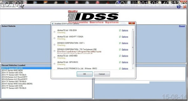 Для Isuzu G-IDSS J2534 Euro5 + Euro6-система диагностики 2017 генератор ключей