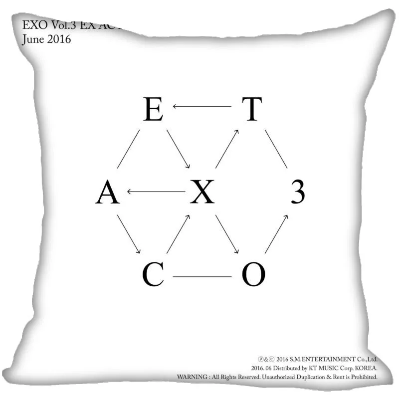 EXO Подушка Чехол для дома декоративный чехол на подушки невидимые молнии Подушка Чехол s 40X40,45X45 см - Цвет: 5