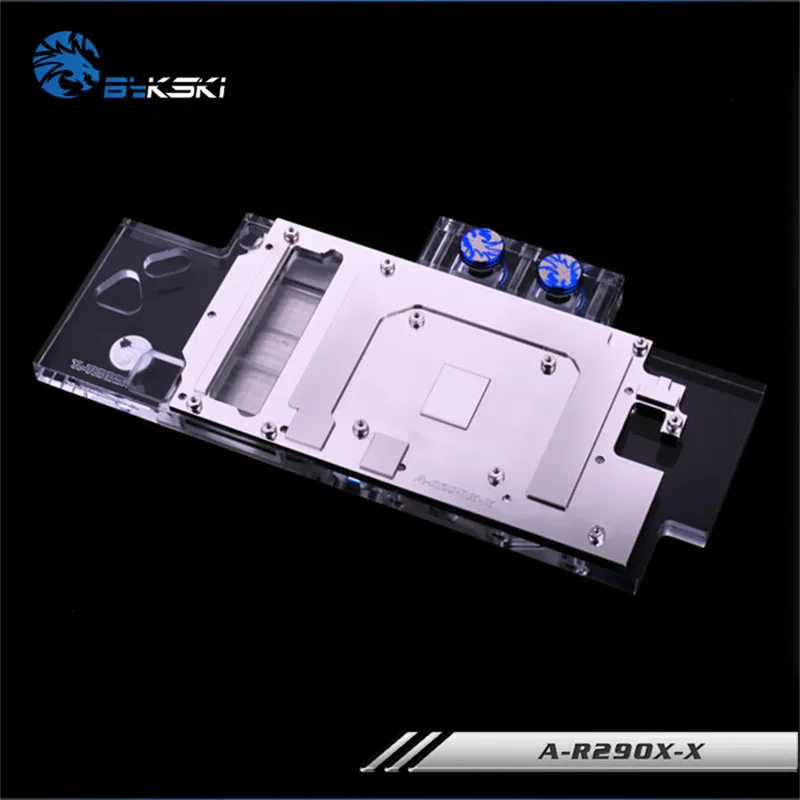 Bykski Full Cover GPU водный блок для VGA Reference All Series Sapphier XFX R9 390X 290X R290 видеокарта A R290X