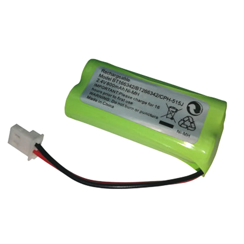 2 шт 2,4 V 800mAh Ni-MH аккумулятор для беспроводного домашнего телефона at& T BT166342 BT266342 TL32100 TL90070