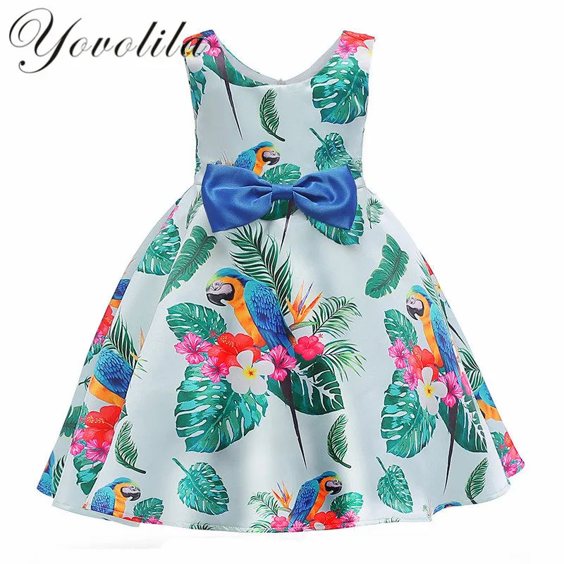 Платье для девочек в европейском стиле коллекция 2019 года vestido de festa летняя одежда