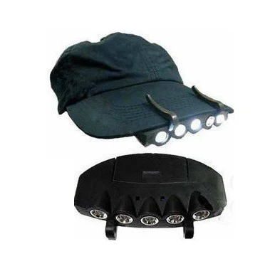 Многофункциональный 5LED велосипедный светильник без батареи Ночная рыболовная