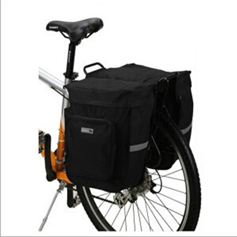 Сумка на багажник велосипедная двухсторонняя из полиэстера 600D 30 л BG0025 | Спорт и