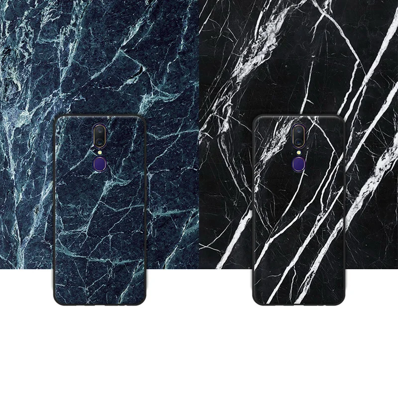 

Wood grain stone Printing Case For OPPO F11 Soft Silicone TPU back Cover For OPPO F11 F 11 6.53" phone cases OPPOF11 shell coque