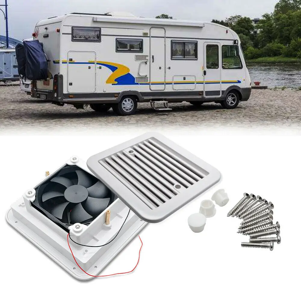 12V вентилятор для вентиляции белый караван дома на колесах с боковой выхлопной