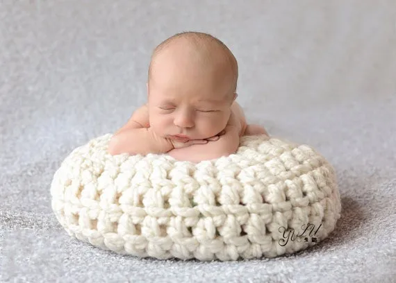 Ручная работа Merino позирующая подушка для фотосессии новорожденный фотосессия
