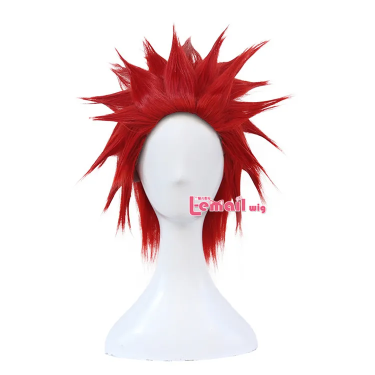 Парик L-email My Hero Academy Eijirou Kirishima Косплей парики 30 см короткие термостойкие синтетические волосы Perucas Косплей парик