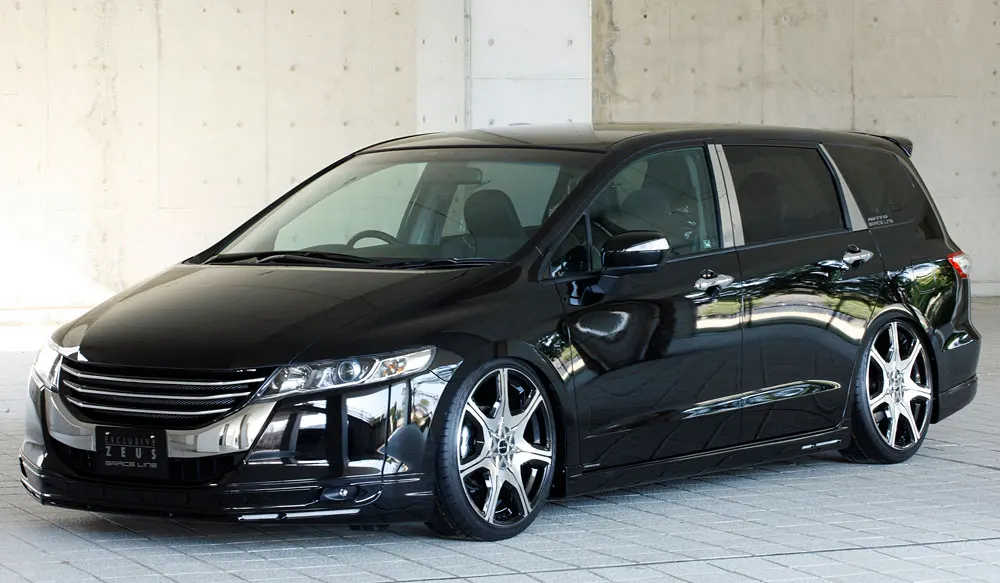 FRP губы для HONDA Odyssey RB3/4 (2009-2013) MSZ стиль стекло волокно передний под спойлером тела