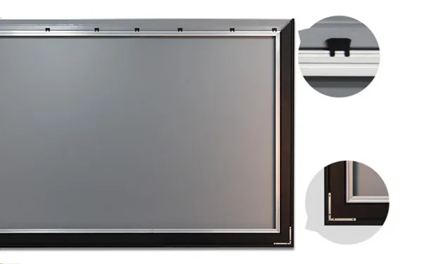 TPALRUW140, 14" 16:10 широкоэкранный потолочный свет диффузионный ALR экран с фиксированной рамой для ультра-коротких проекторов