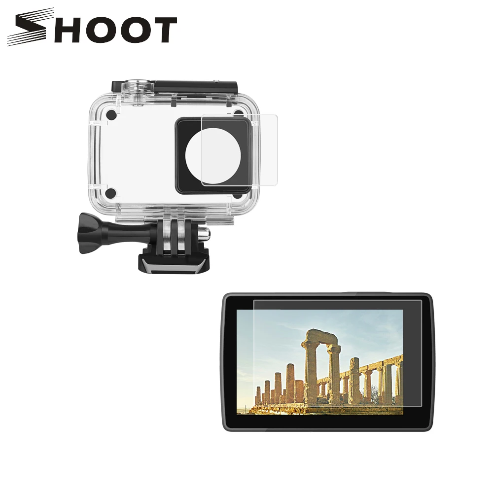 Защитная пленка для экрана SHOOT HD Xiaomi Yi Lite 4 K + комплекты спортивных камер k набор