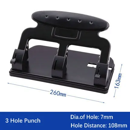 Креативная Папка-органайзер для документов, 2 или 3 кольца, А4 - Цвет: 3 Hole Punch