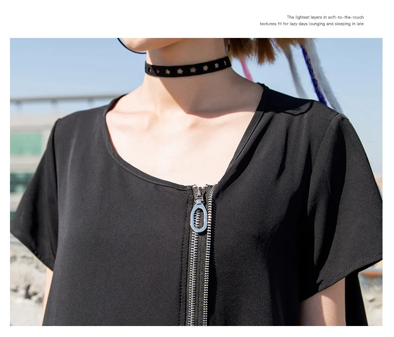 Max LuLu Summer Fashion Korean Style Ladies Sexy Black Clothes Womens Elegant Zipper Long Dresses Casual Vestidos Plus Size