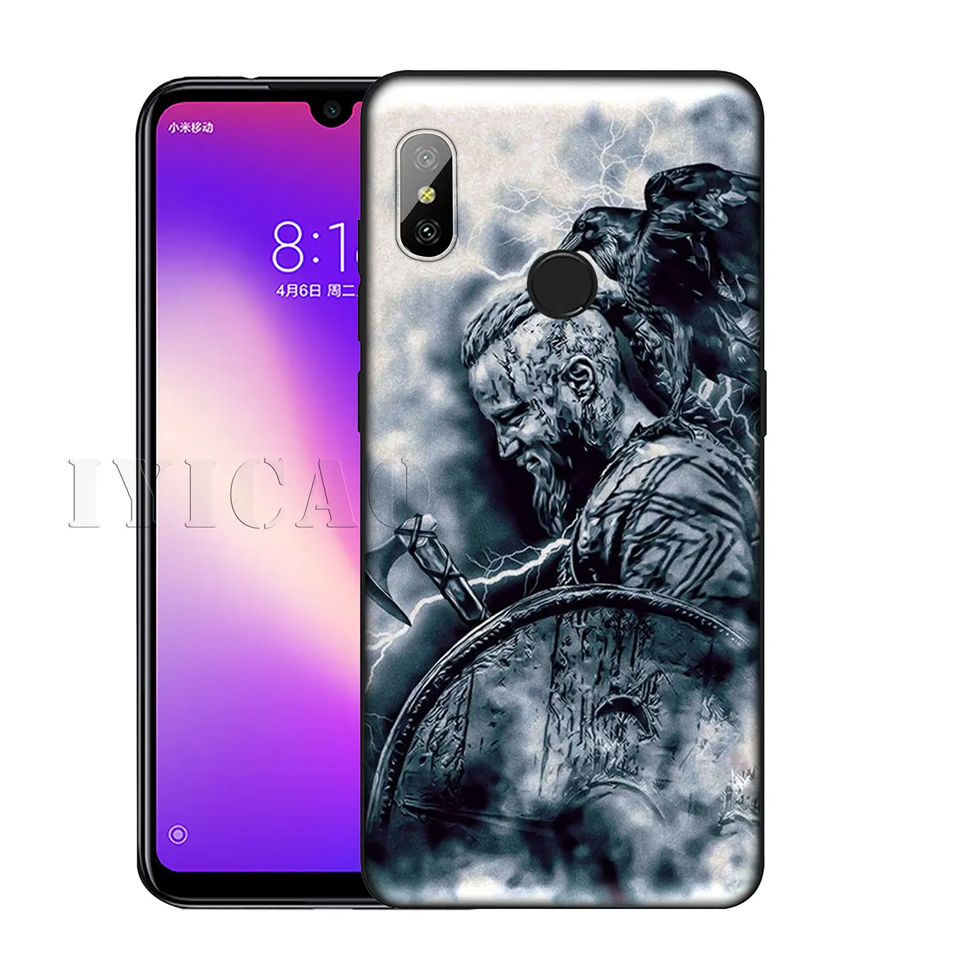 IYICAO Vikings Series милый мягкий силиконовый чехол для телефона Xiaomi Redmi K30 K20 8A 7A 6A 5A S2 GO Note 8