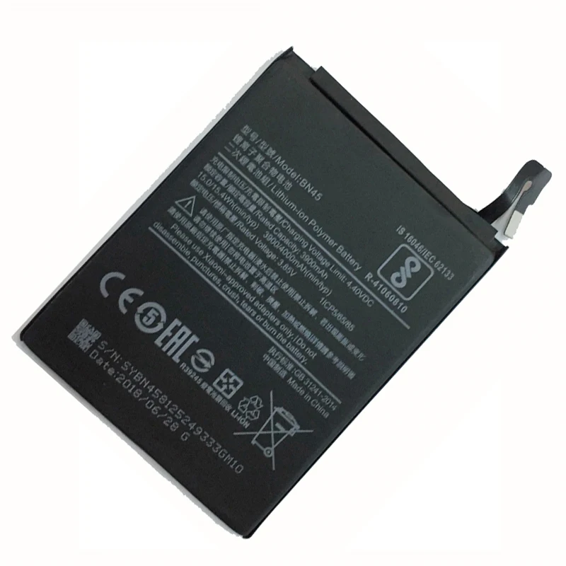 MaleCrane 4000mAh аккумулятор для мобильного телефона BN45 Xiaomi mi Note2 Red Note 5 Note5 Замена