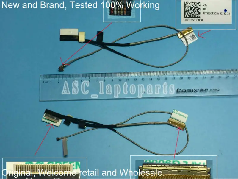 Новый оригинальный ЖК-светодиодный видео гибкий кабель для ASUS Vivobook X201E X201L X201S X202E