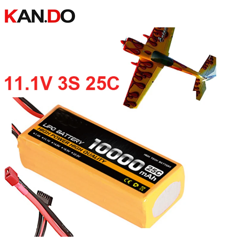 

3s 25c 11.1v 10000mah airplane model battery 10000mah aeromodeling battery model aircraft li-poly battery 25C airplane battery