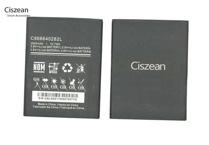 Ciszean C866640282L 2820 мАч умная фотография для BLU Life One XL X030Q Бесплатная доставка |