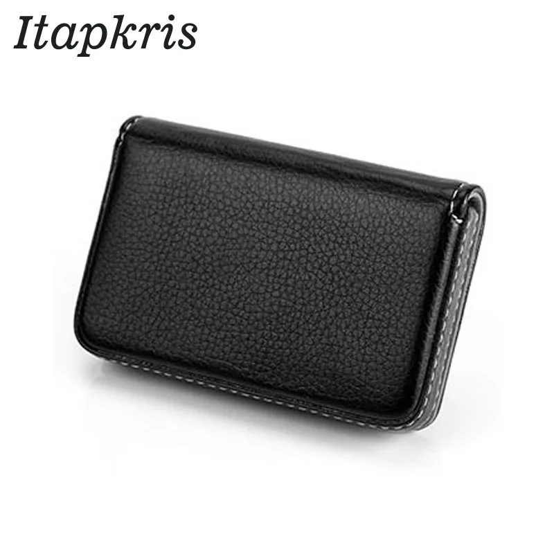 

Itapkris мужской PU держатель для кредитной карты, большой вместимости, визитная карточка, чехол для удостоверения, тонкая блокировка, карточка ...