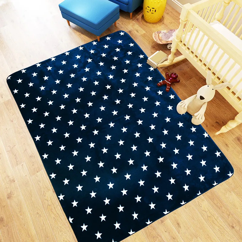 Звездный коврик 130X185CM ночные ковры с изображением звёзд для гостиной детские и
