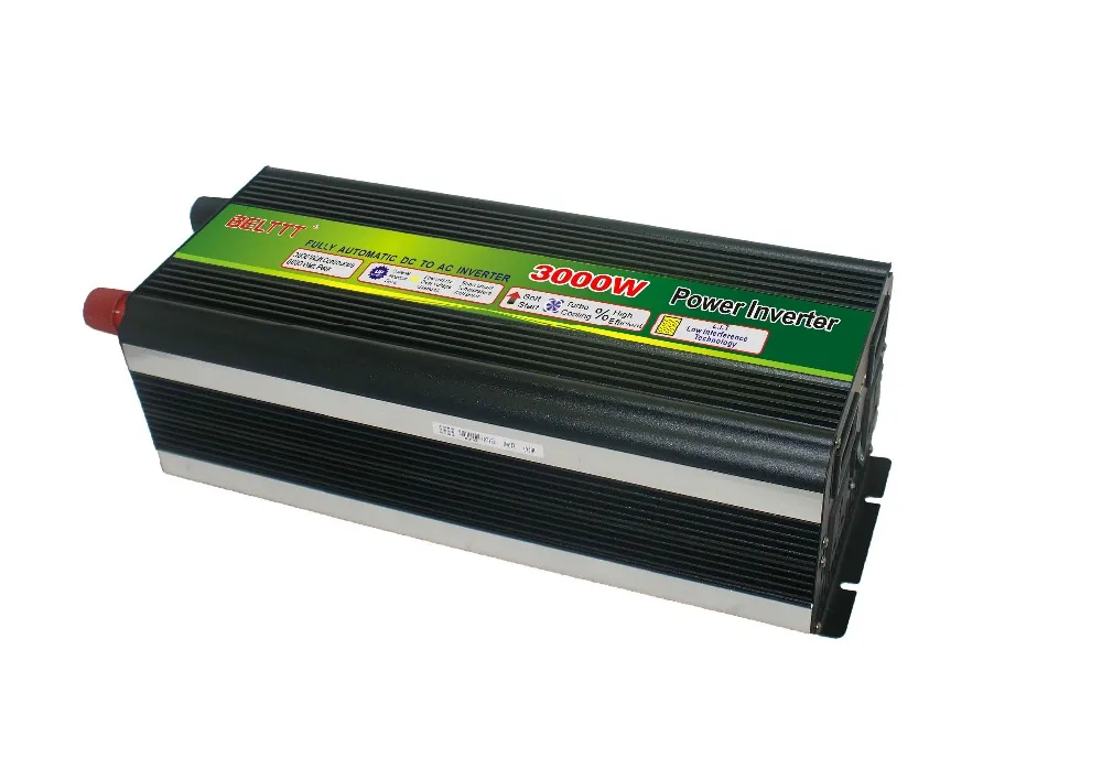 Бесплатная доставка инвертор мощности 12 в 3000 Вт с usb портом полная мощность