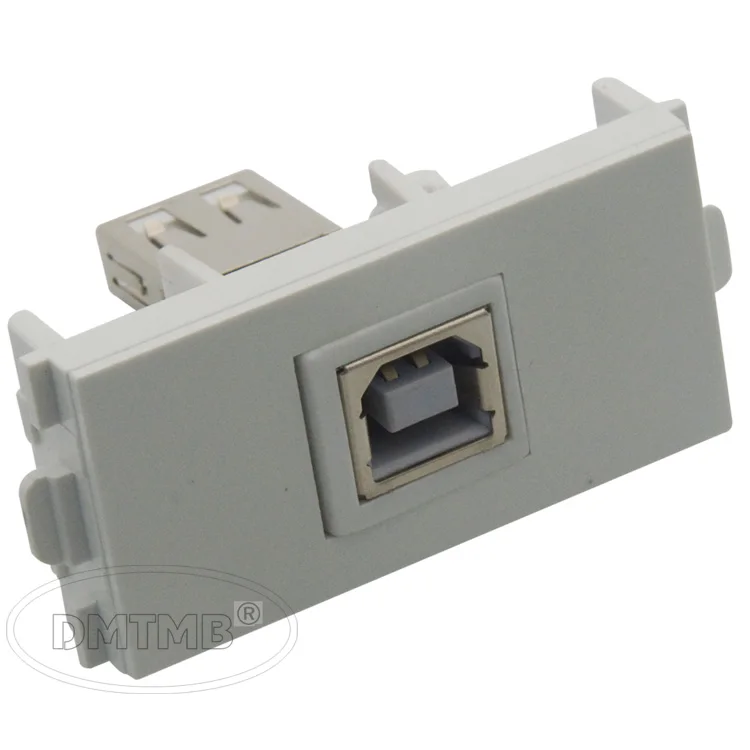 USB настенная пластина типа B для разъема A-female | Электроника