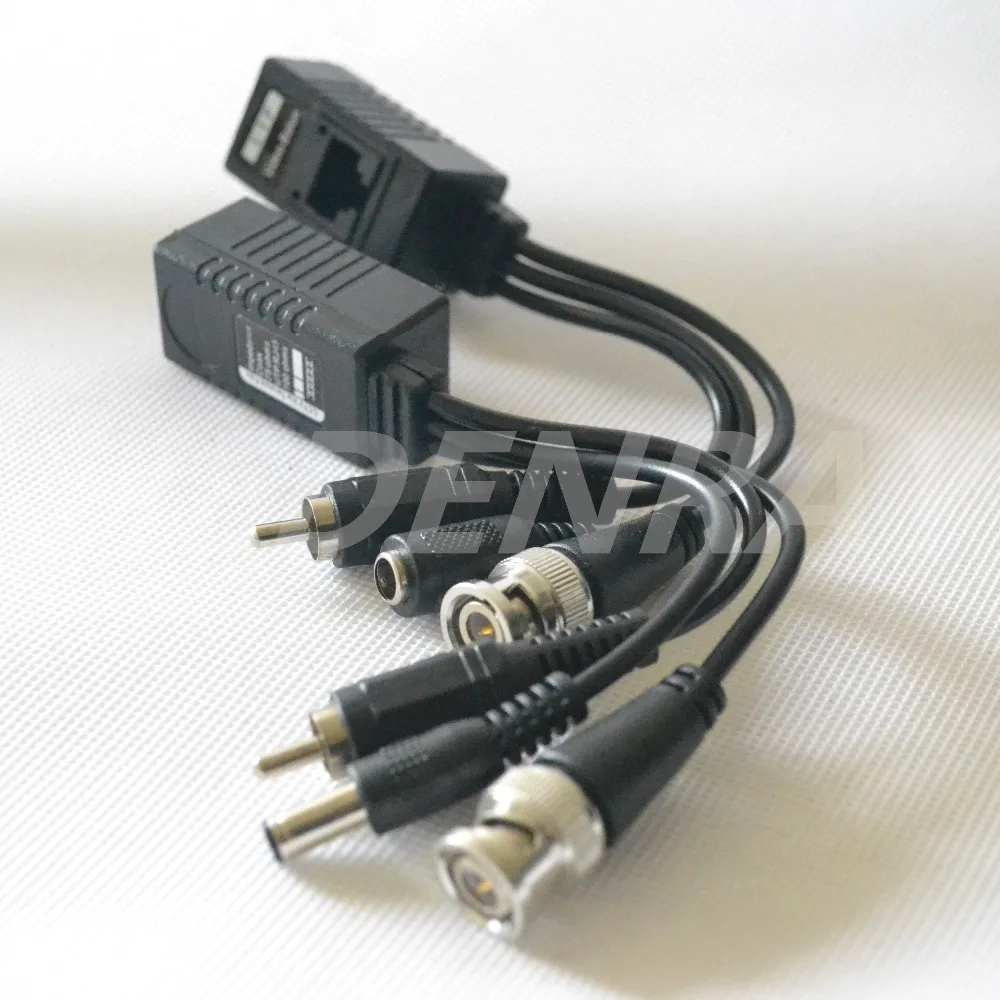 DHL 200Pcs(100Pair) HDCVI/HDTVI/AHD Video Balun трансивер CCTV BNC UTP RJ45 Power Over CAT5/5E/6 Cable For Camera|rj45 video|bnc utpcable
