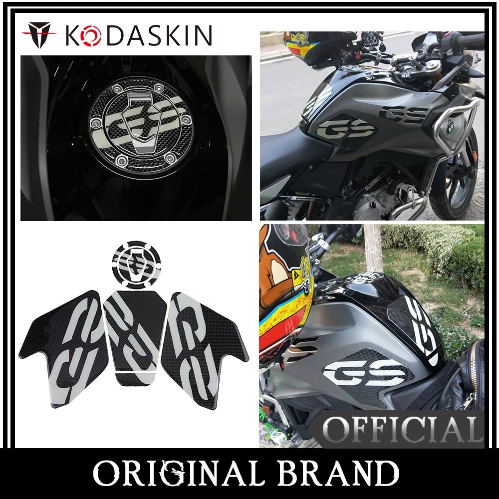 KODASKIN 3D Real Carbon G310GS Gas Тяговый бак Наклейка|Наклейки и стикеры| |