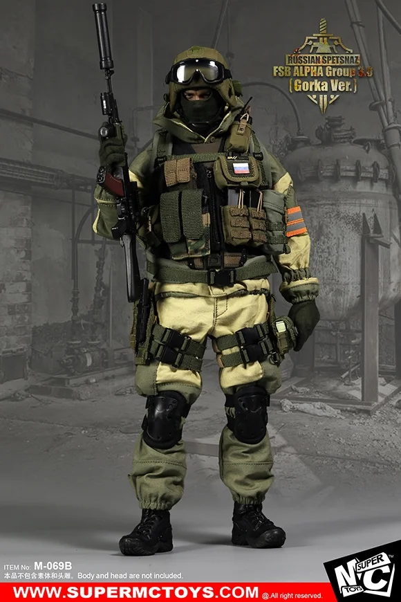 SuperMCTOYS M-069 1/6 русский спецназ FSB Alfa Group 3,0 Набор для 12 дюймовых фигурок DIY
