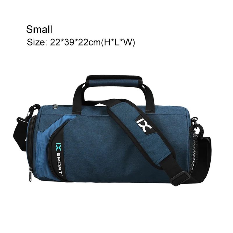 Blue Small IX спортивные сумки для тренировок wo мужские спортивные сумки для фитнеса мужские дорожные сумки ручной Багаж с обувью удобная мужская повседневная сумка - Цвет: Blue Small