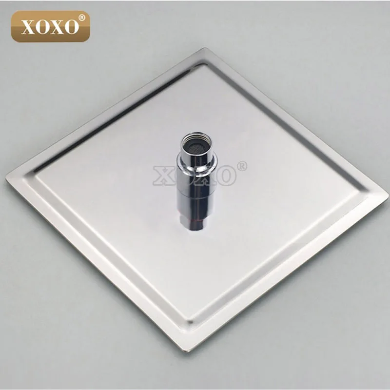 Круглые и квадратные ультра-тонкие насадки для душа из нержавеющей стали 12/10/8/6/4