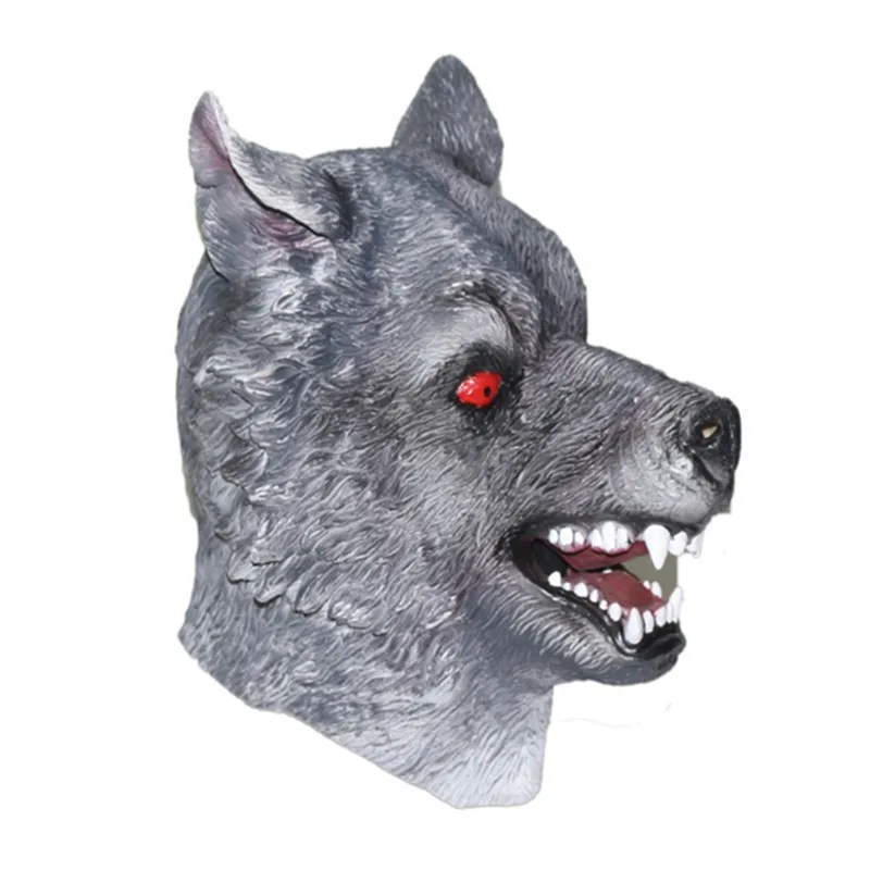 Реалистичная маска для взрослых на Хэллоуин страшная свирепная Маска животных