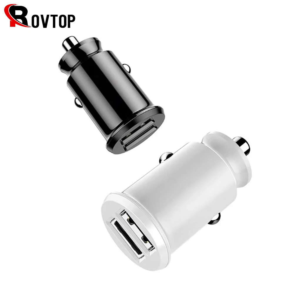 Rovtop Mini USB Автомобильное зарядное устройство 3.1A автомобильное двойное