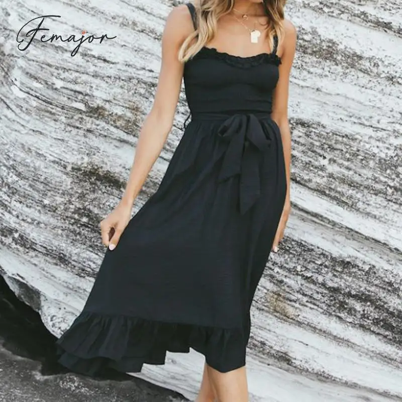 Femajor женское элегантное однотонное Бандажное Короткое платье Женские Летние