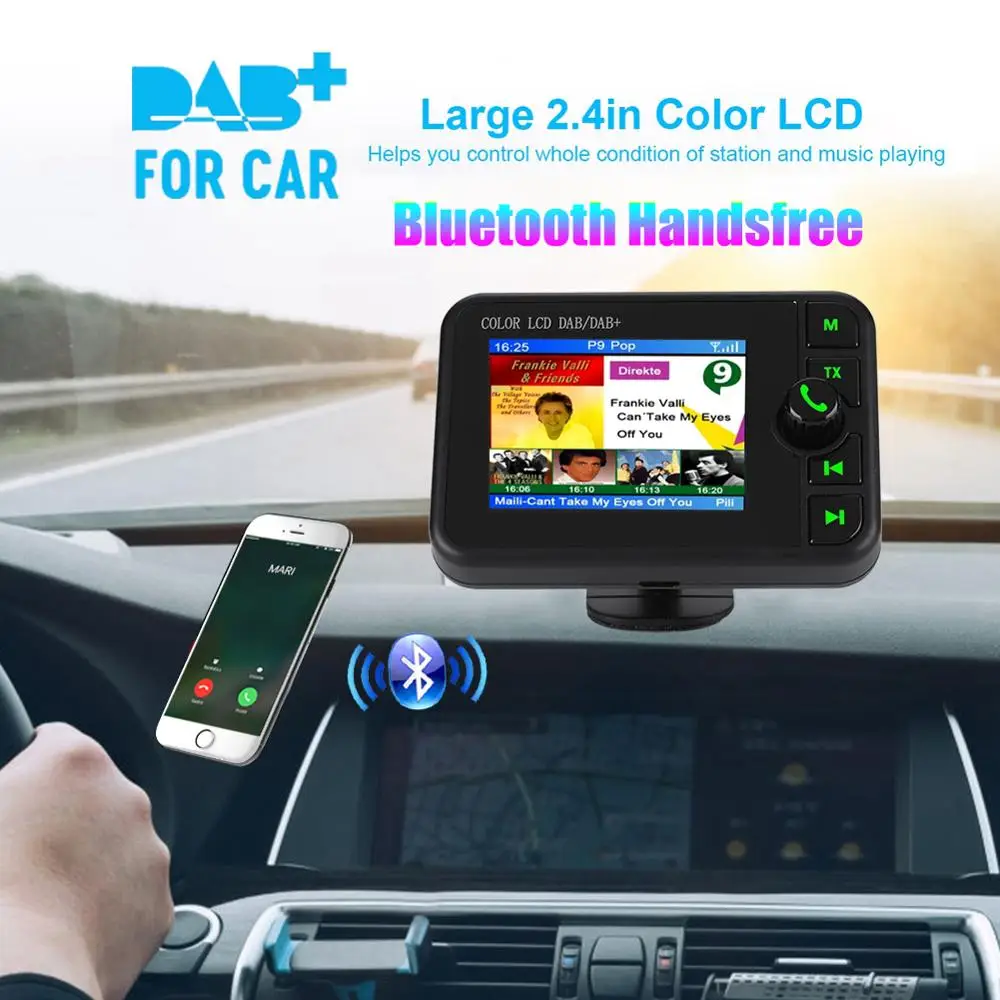 Автомобильный беспроводной Bluetooth FM радиопередатчик JINSERTA приемник громкой связи